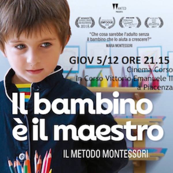 Locandina cinema Il bambino è il maestro