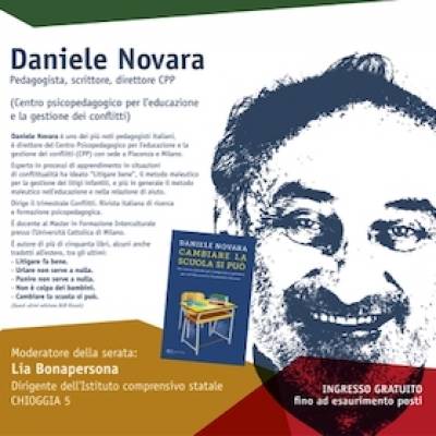 Daniele Novara a Chioggia il 18 novembre 2021